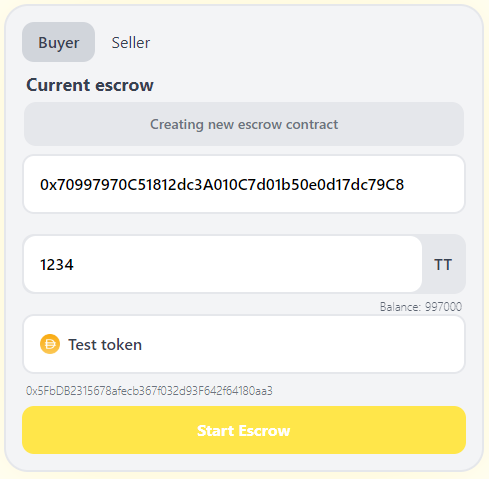 Escrow Process Illustration